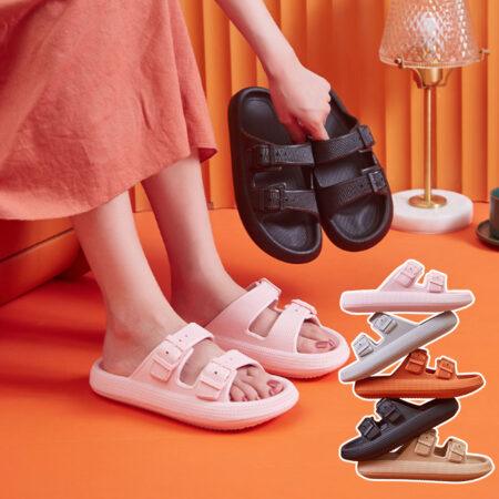 Papuci / Papuci cu cataramă - Soft & Anti-alunecare în mai multe culori frumoase (cunoscute sub numele de Happy Flops)